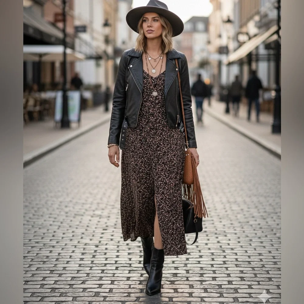 NWT Sienna Sky Floral Pattern Front Button Tie Back Women's Dress Size Medium - Picture 2 of 10